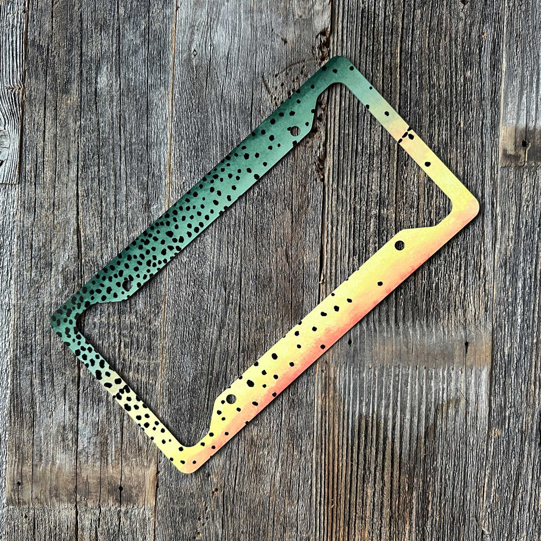 Cutthroat Trout License Plate Frame