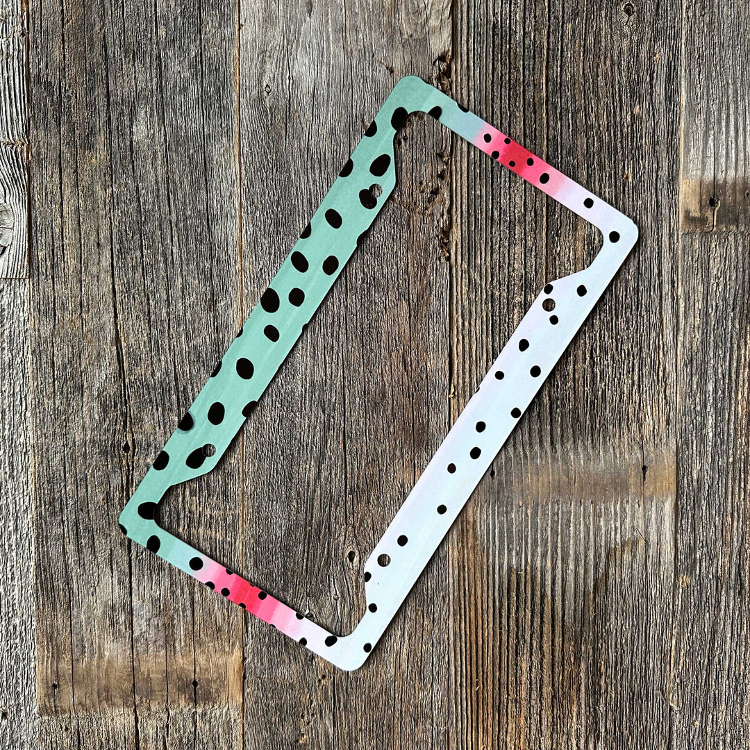 Rainbow Trout License Plate Frame
