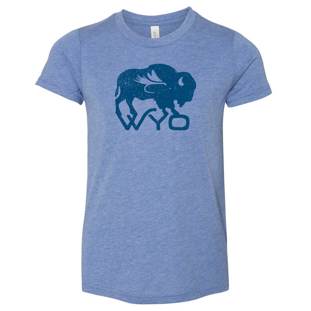 Kids Wyo Bison Fly Tee