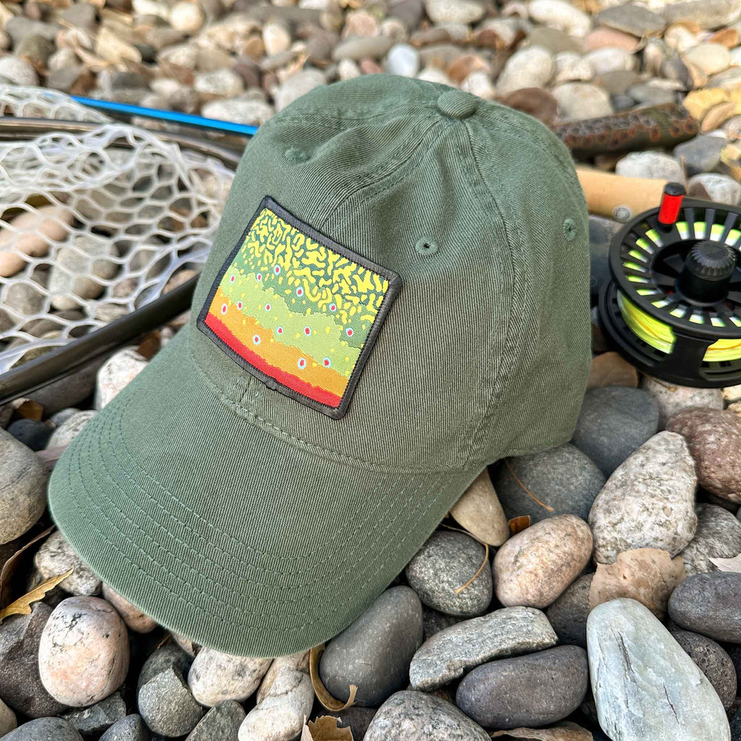 Brook Trout Patch Epic Dad Hat