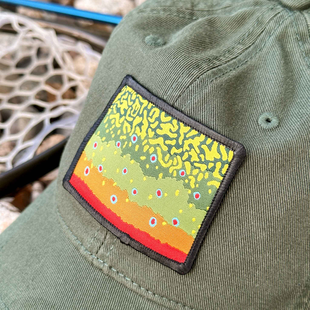 Brook Trout Patch Epic Dad Hat
