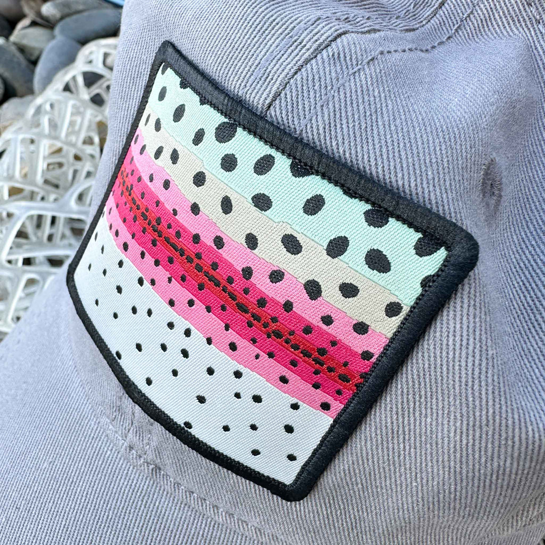 Rainbow Trout Patch Epic Dad Hat