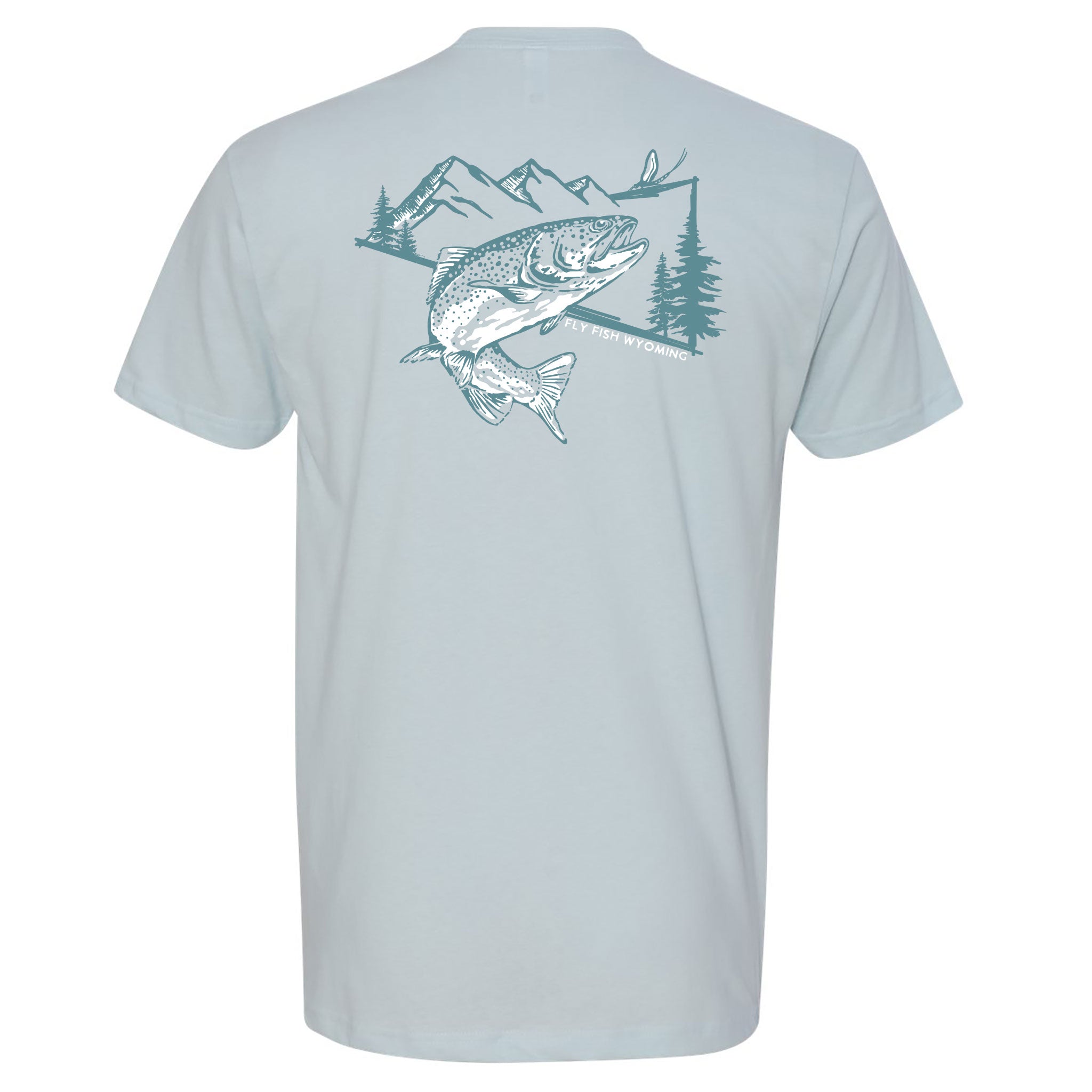 Mountain Mayfly Tee – Fly Fish Wyoming