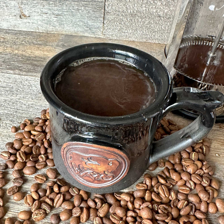 Handmade Wyo Bison Fly Mugs