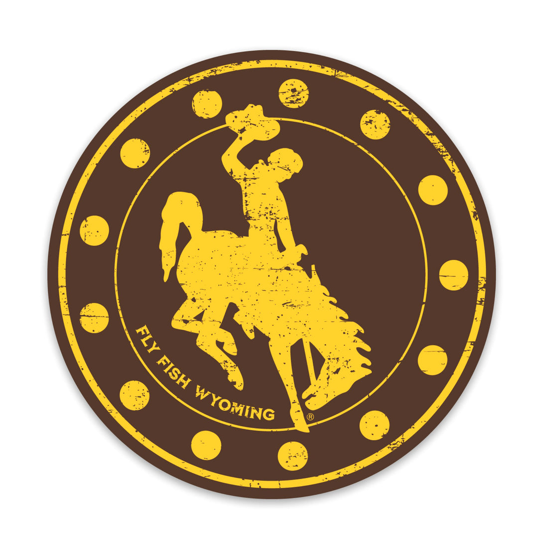 Reel Wyo Bucking Horse Sticker