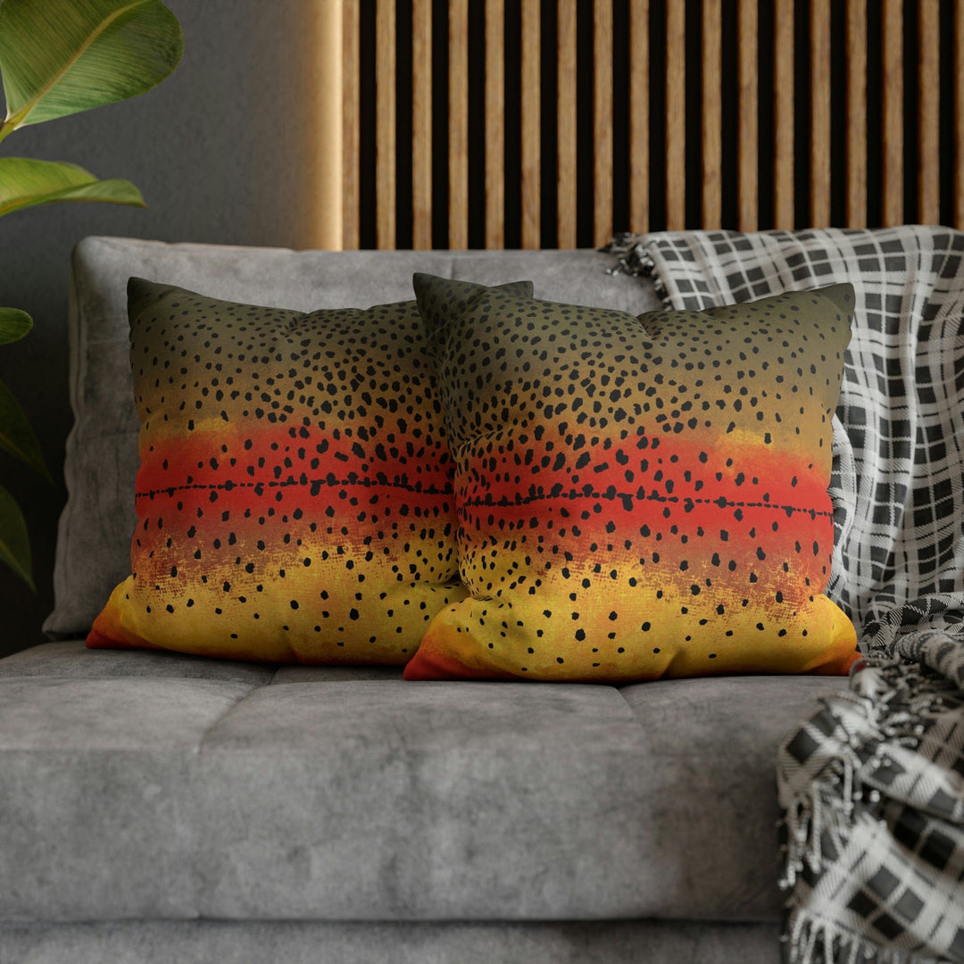 Fly Fish Wyoming Cutthroat Trout Pillow