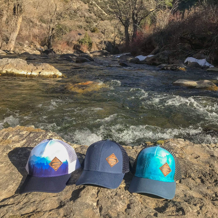 Fly Fish Wyoming Hat Diamond Patch Misty Mountain Hat