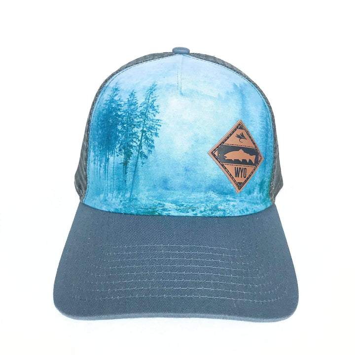 Fly Fish Wyoming Hat Diamond Patch Misty Mountain Hat