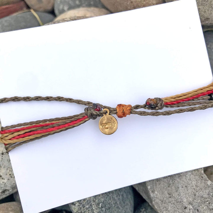 Fly Fish Wyoming Jewelry Brown Wyoming Brown Trout Pattern Bracelet