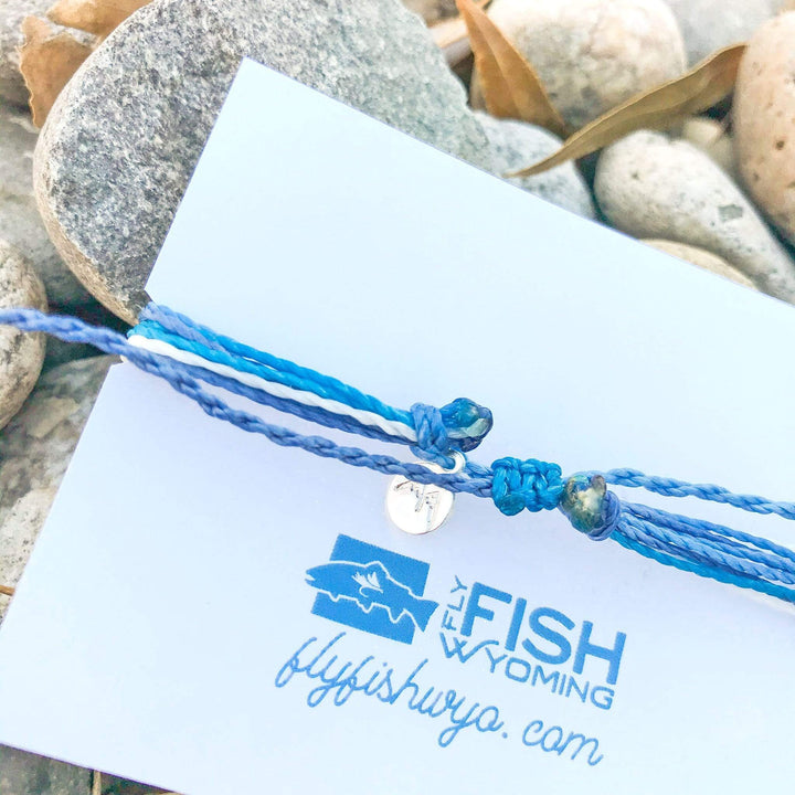 Fly Fish Wyoming Jewelry Wyoming Skies Woven Bracelet