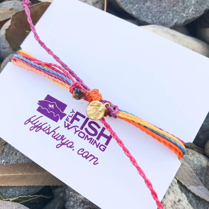 Fly Fish Wyoming Jewelry Wyoming Sunset Woven Bracelet