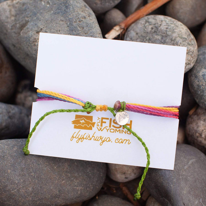 Fly Fish Wyoming Jewelry Wyoming Wildflowers Bracelet