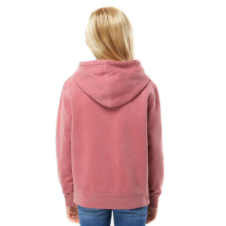 Fly Fish Wyoming Kids Youth Reel Fun Sweatshirt Hoodie - Pigment Maroon