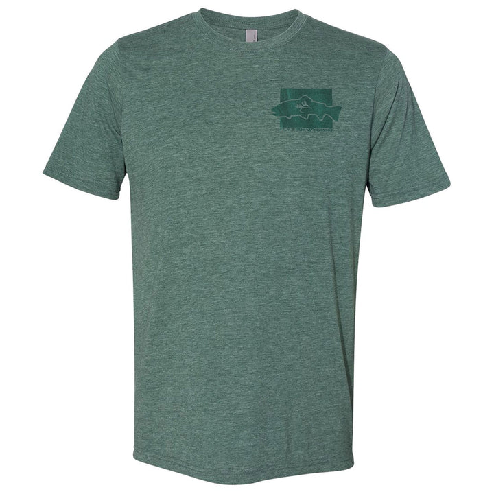 Fly Fish Wyoming Men's Brook Trout Pattern Tee