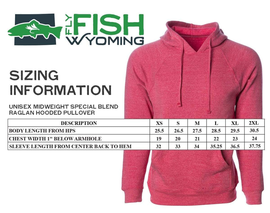 Fly Fish Wyoming Men's Fish Jump Hoodie - Midnight Gray