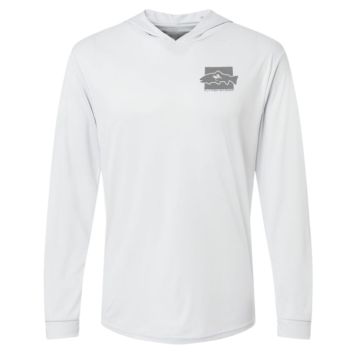 Fly Fish Wyoming Men's Rainbow Trout Performance Hooded Long Sleeve T-Shirt - Unisex