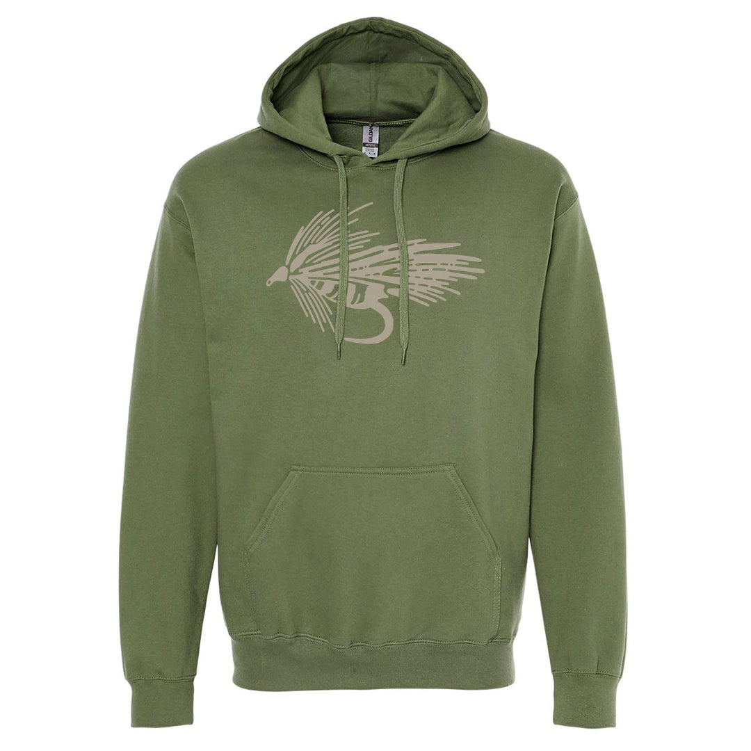 Fly Fish Wyoming Men's Streamer Hooded Sweatshirt