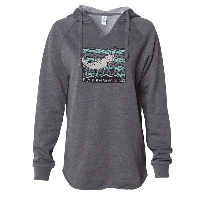 Women's Fish Rising Hoodie - Fly Fishing Sweatshirt