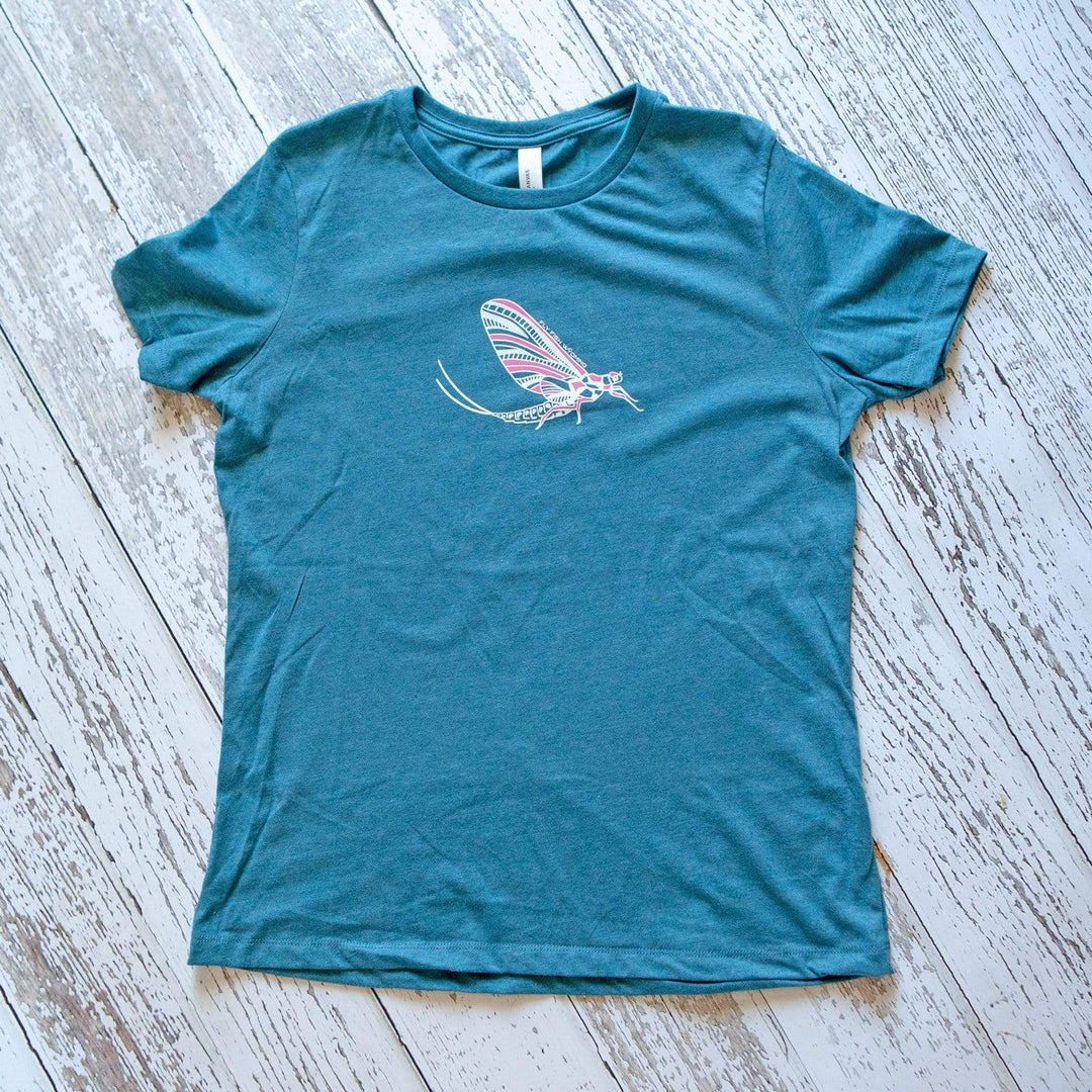 Fly Fish Wyoming Women's Women's Mayfly Tee