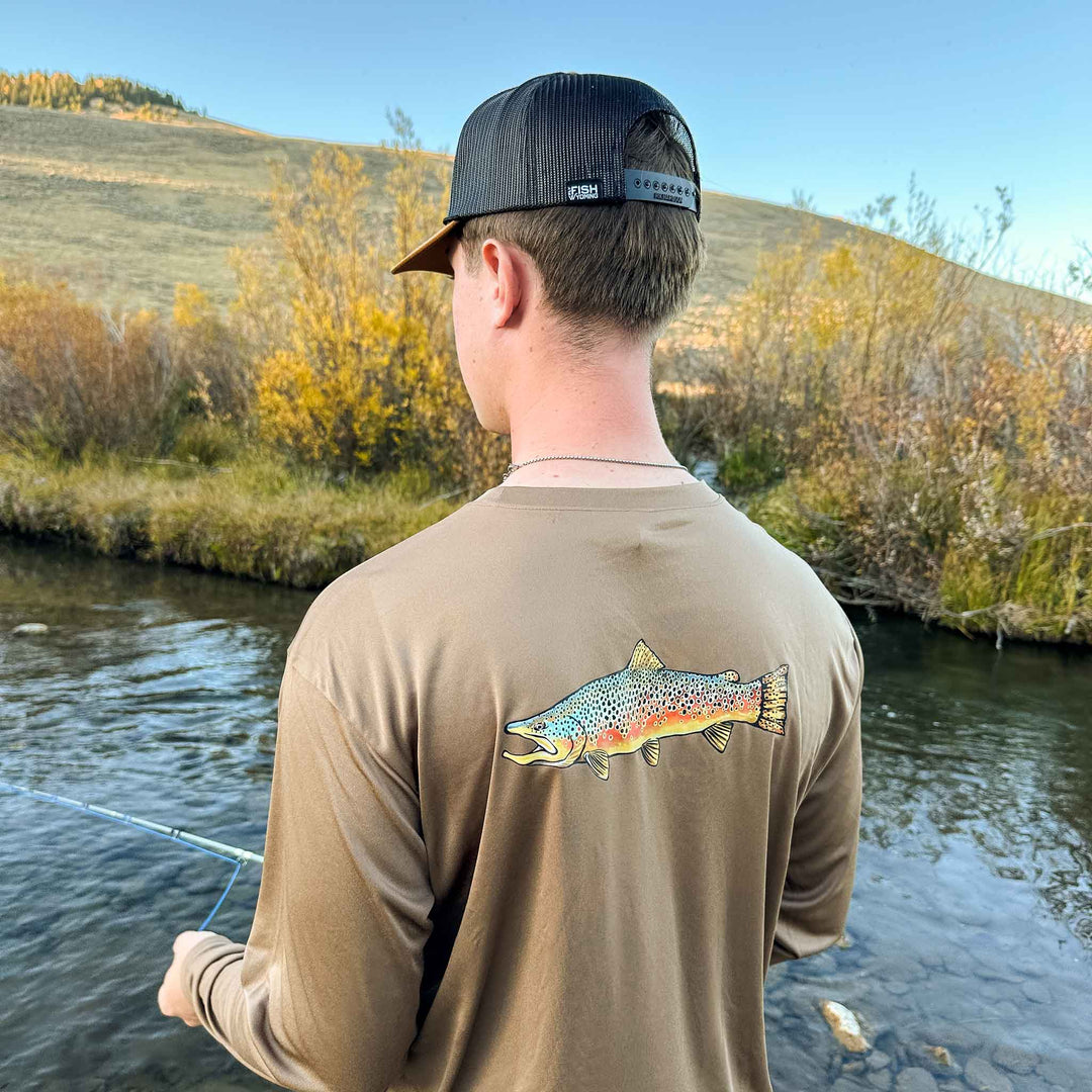 Brown Town Performance Long Sleeve