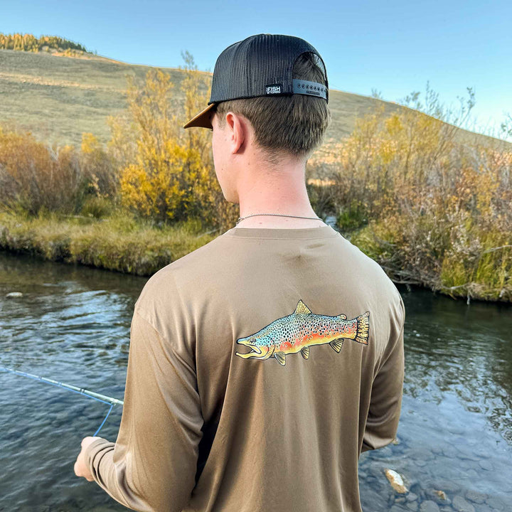 Brown Town Performance Long Sleeve
