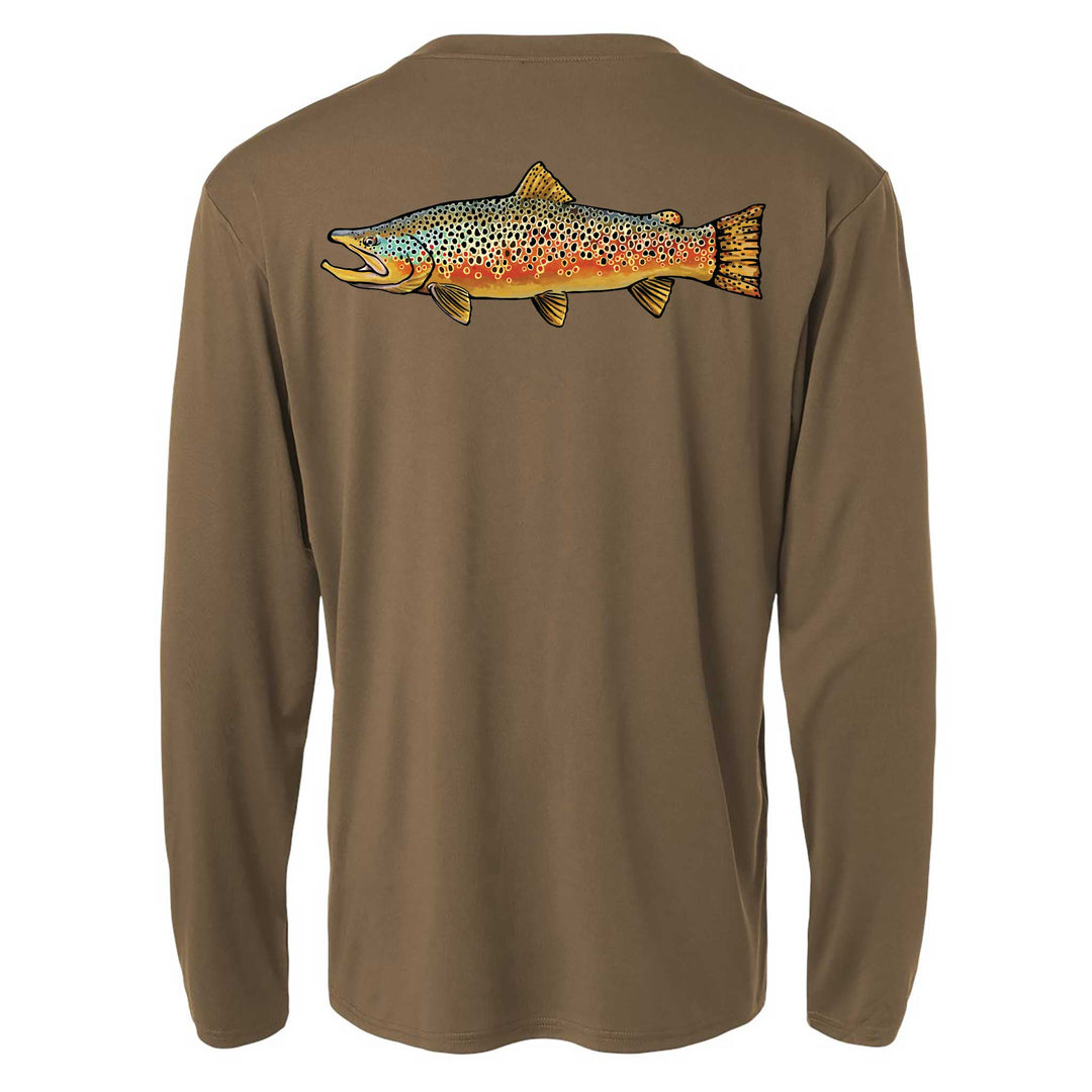 Brown Town Performance Long Sleeve