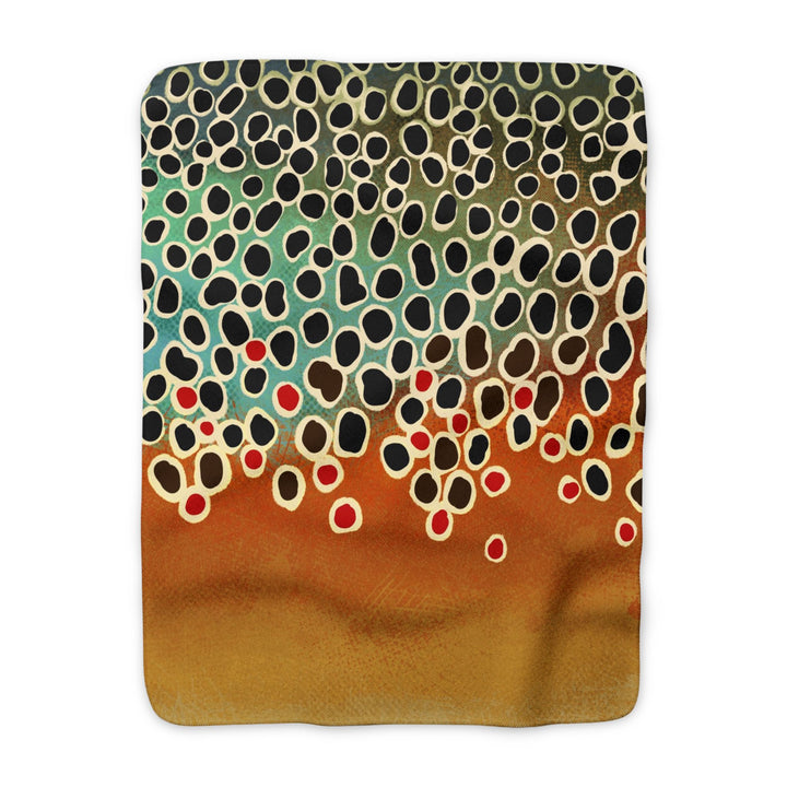 Brown Trout 2.0 Sherpa Fleece Throw