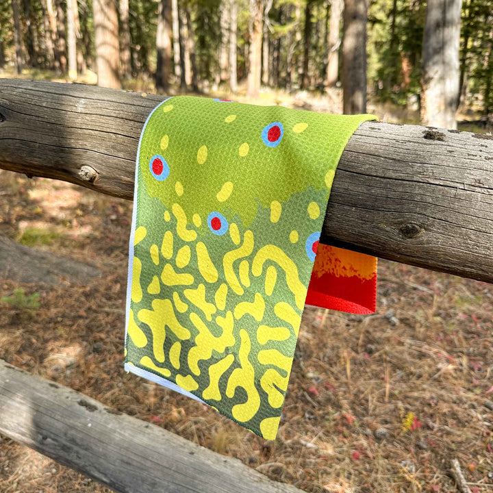 Trout Pattern Microfiber Tea Towels