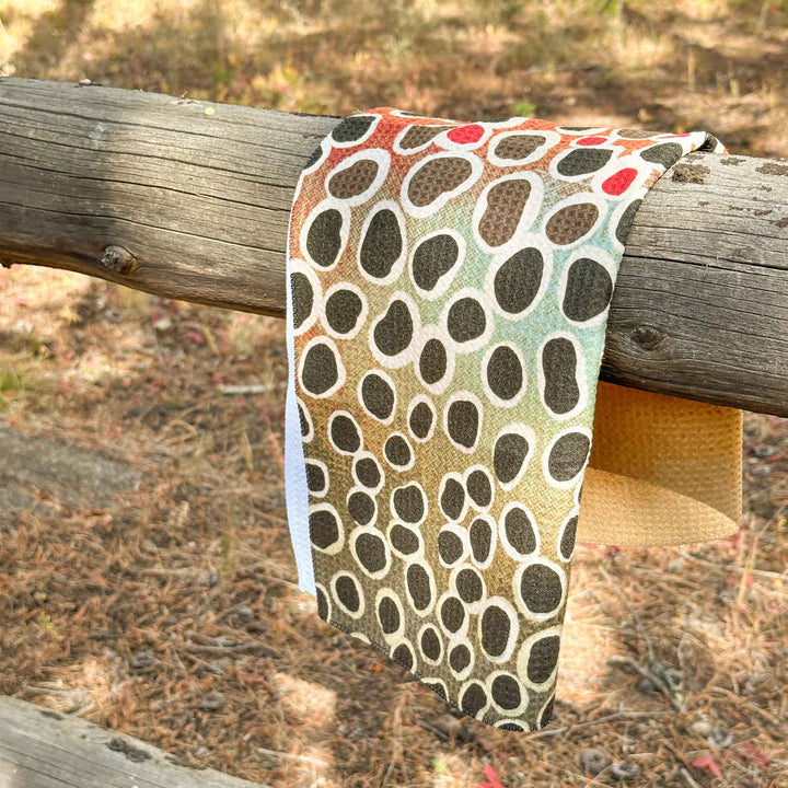 Trout Pattern Microfiber Tea Towels