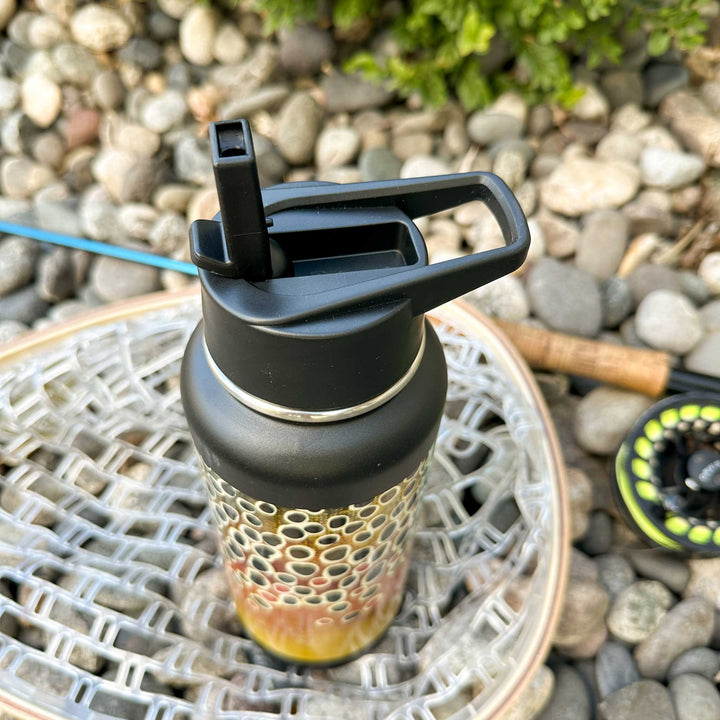 Trout Pattern 32oz Vacuum Insulated Bottle