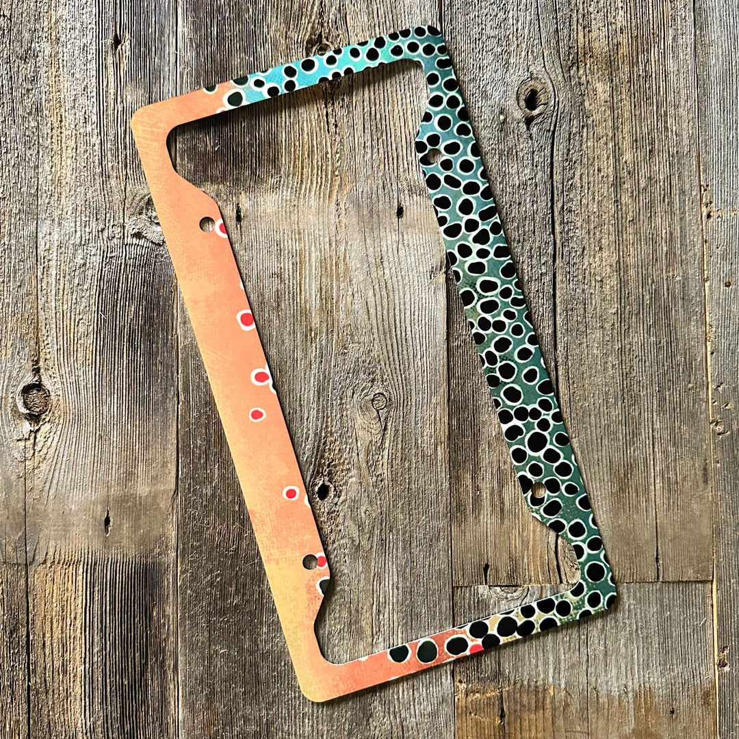 Brown Trout 2.0 License Plate Frame