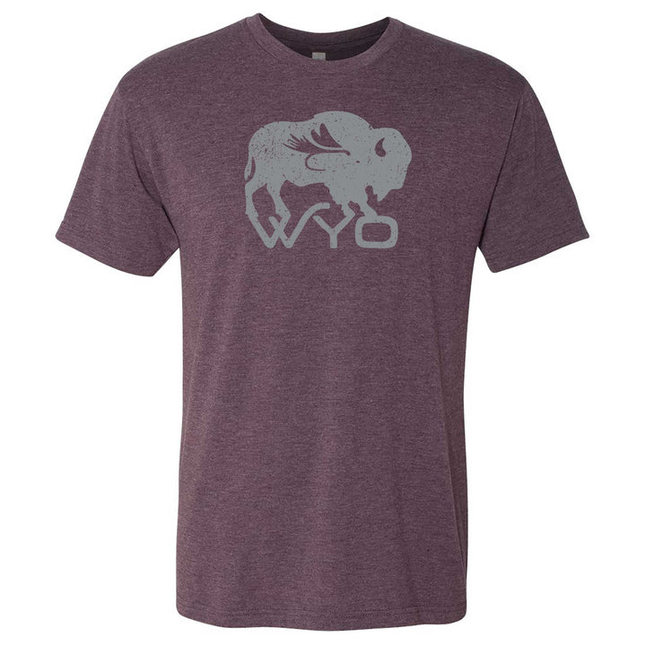 Wyo Fly Bison Logo Tee