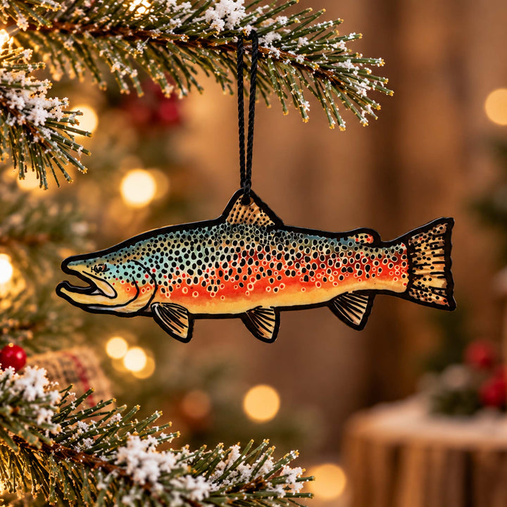 Trout Species Christmas Ornaments