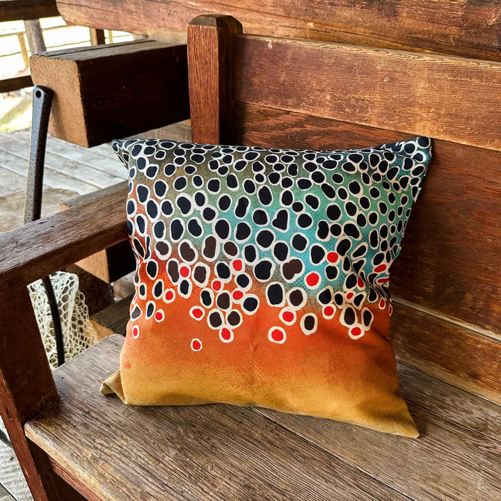 Brown 2.0 Trout Pillow