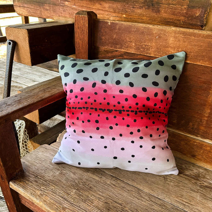 Rainbow Trout Pillow