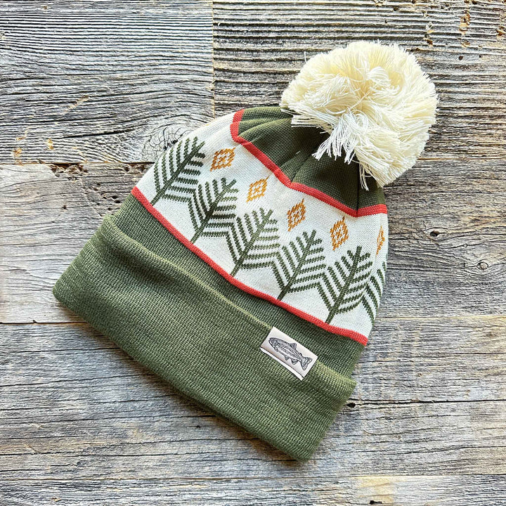 Recycled Knit Pom Beanies