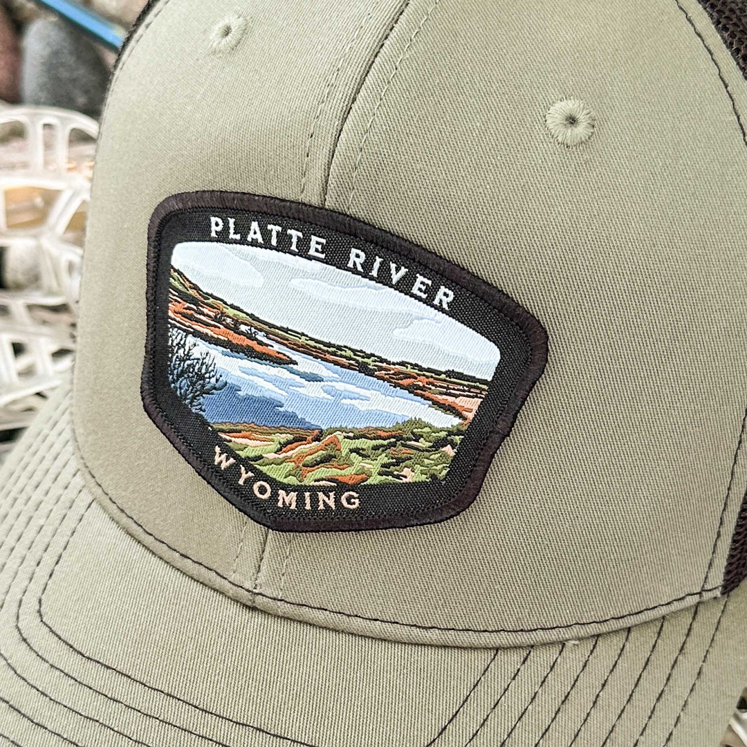 Platte River Wyoming Patch Hat