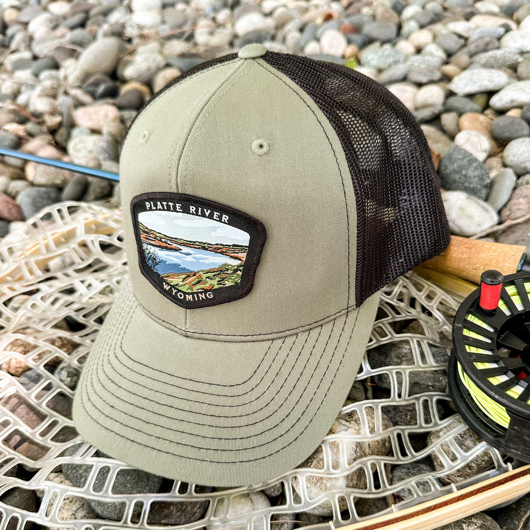 Platte River Wyoming Patch Hat