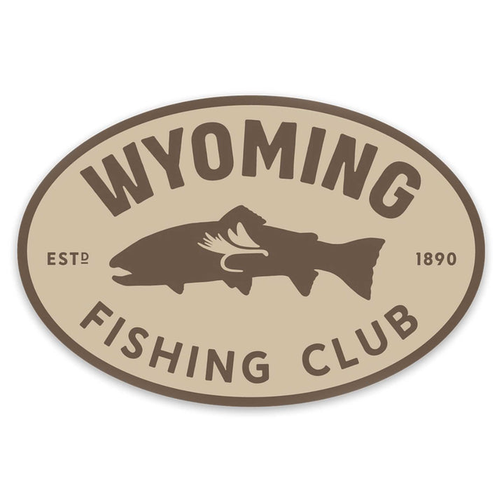 Wyoming Fishing Club Sticker