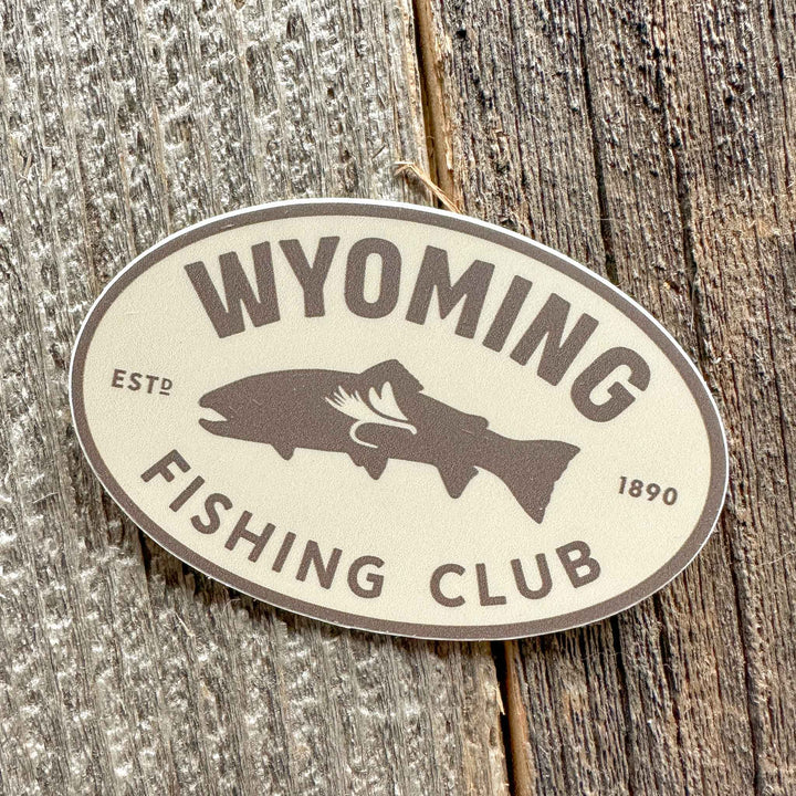 Wyoming Fishing Club Sticker