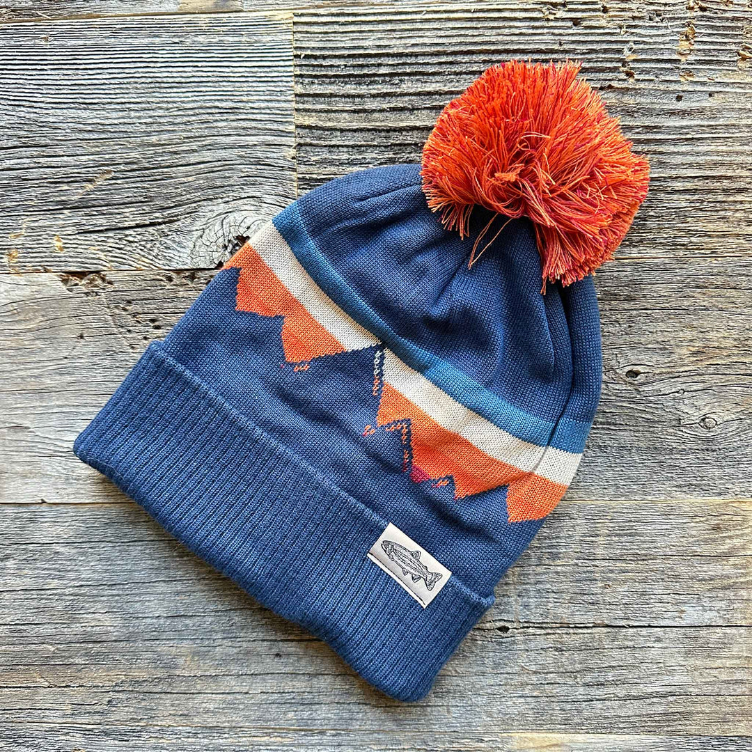 Recycled Knit Pom Beanies
