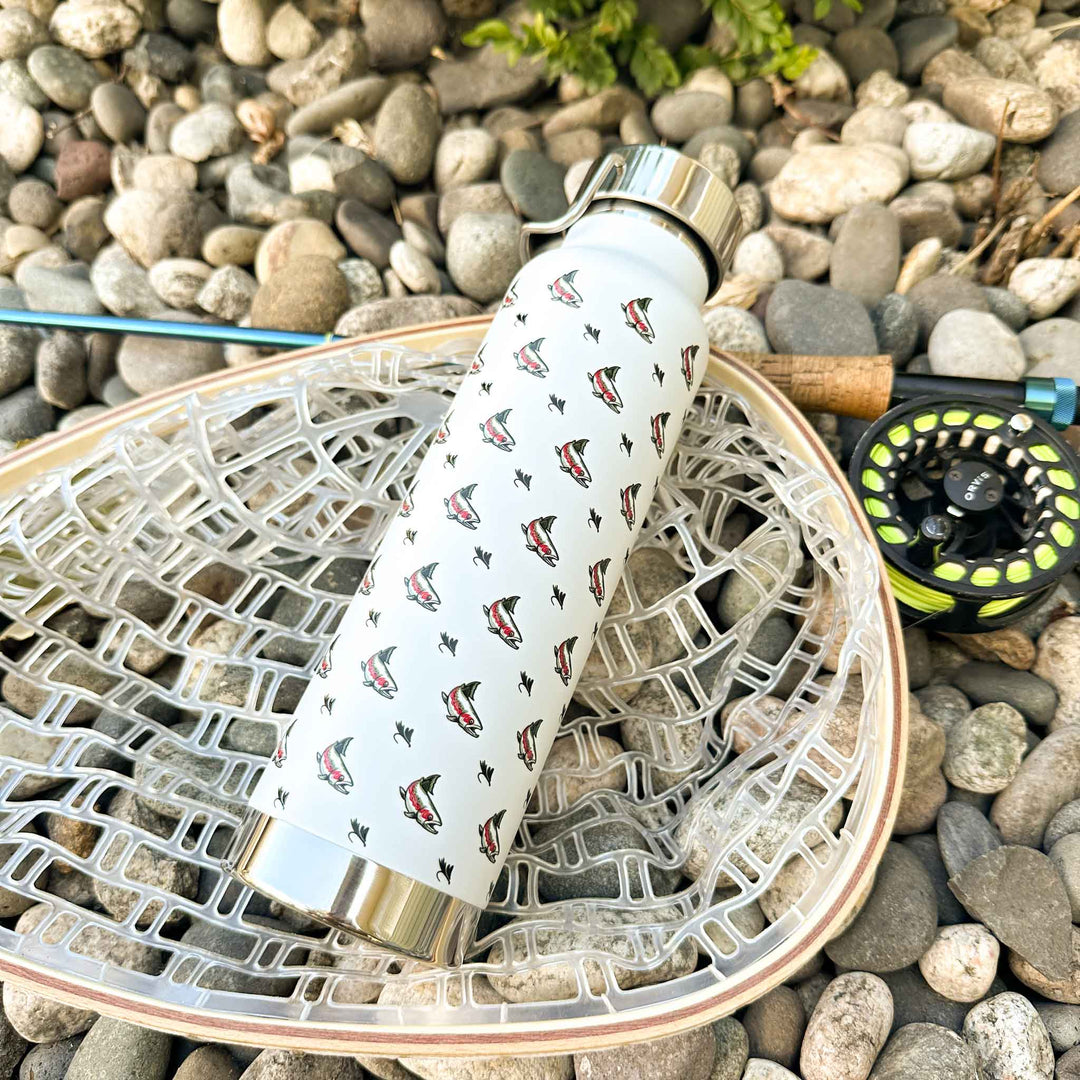 Trout and Flies 25oz Water Bottle