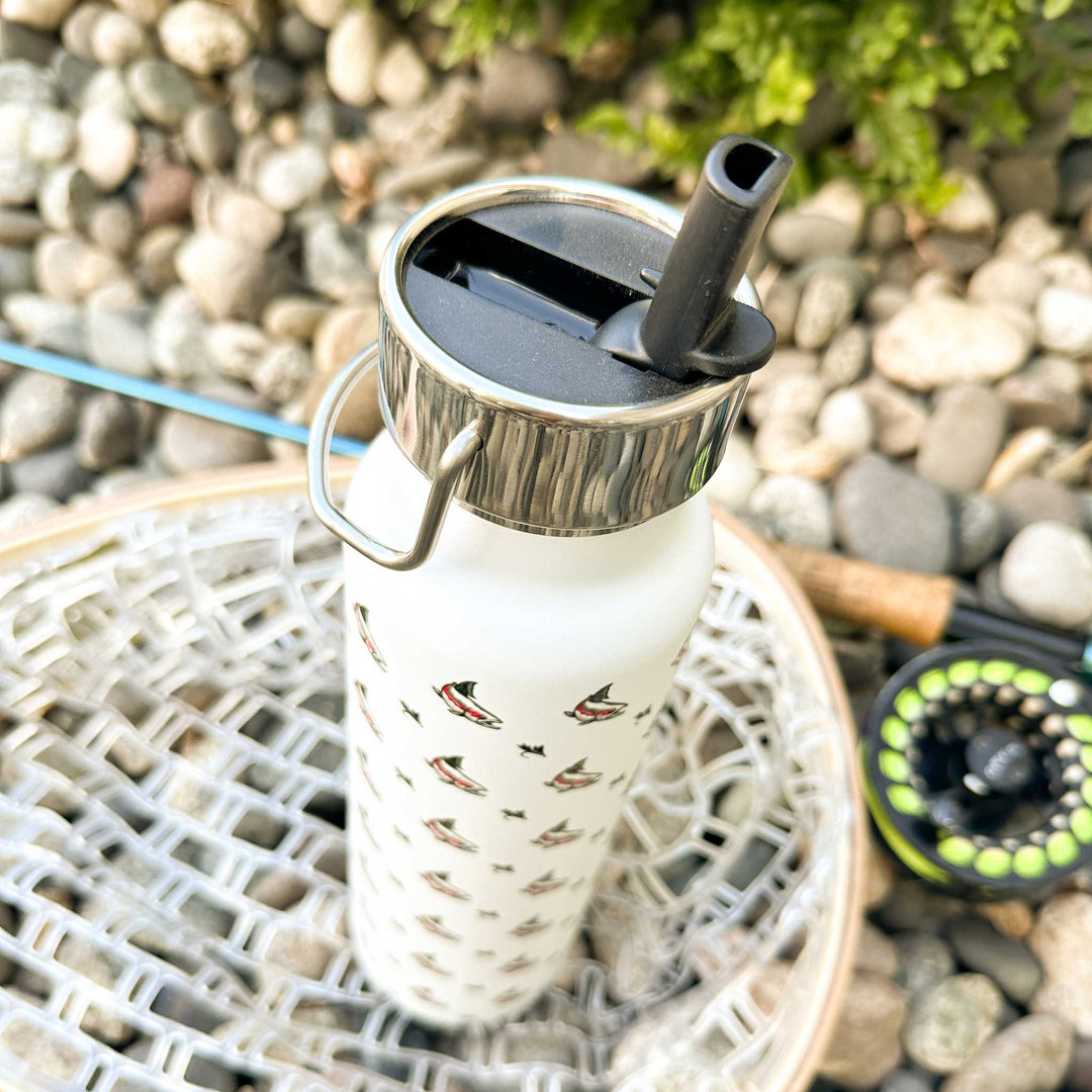 Trout and Flies 25oz Water Bottle