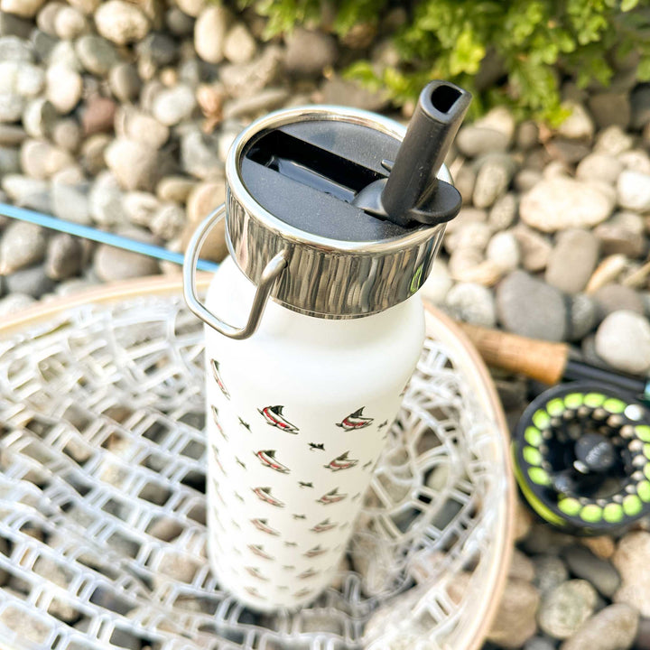 Trout and Flies 25oz Water Bottle