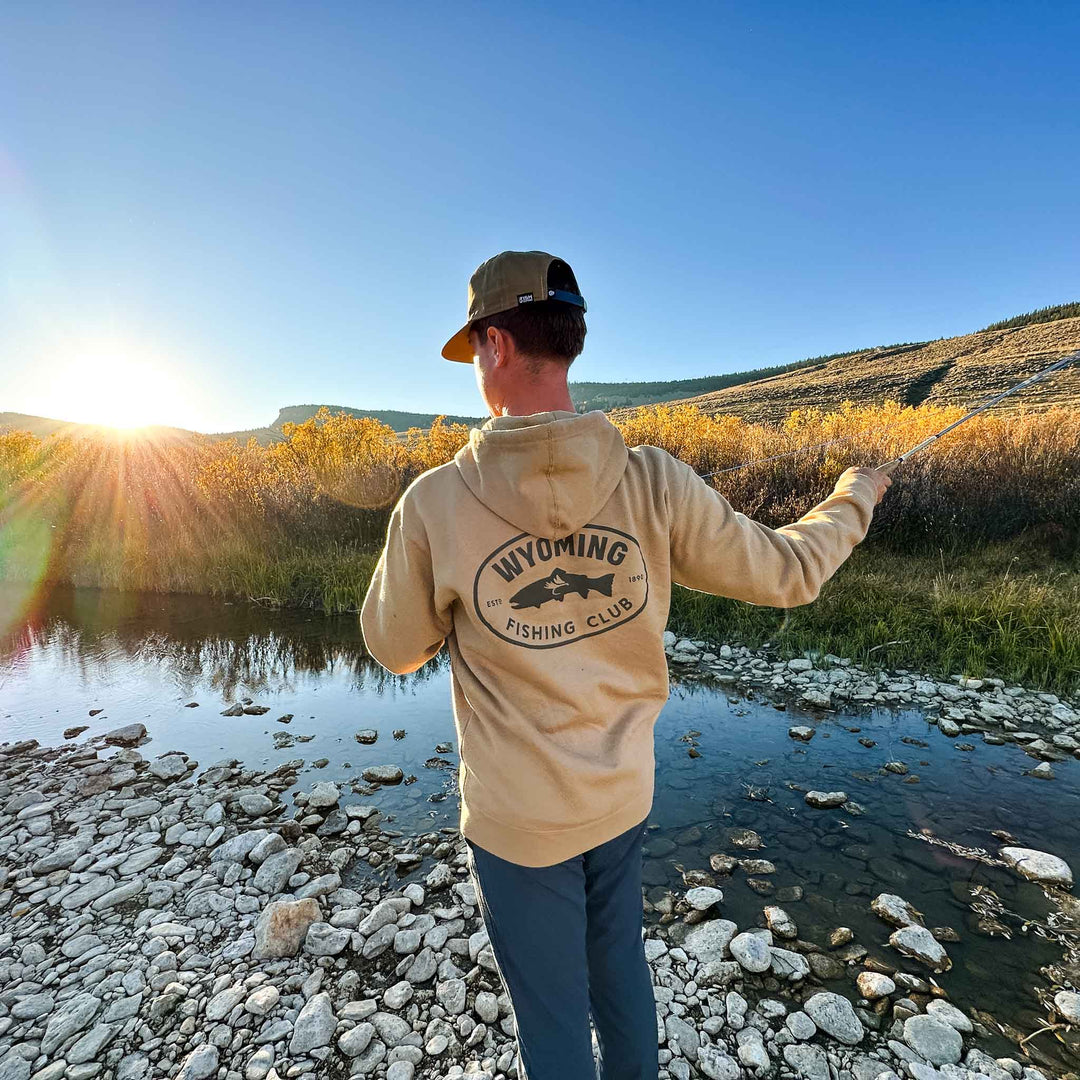 Wyoming Fishing Club Hoodie