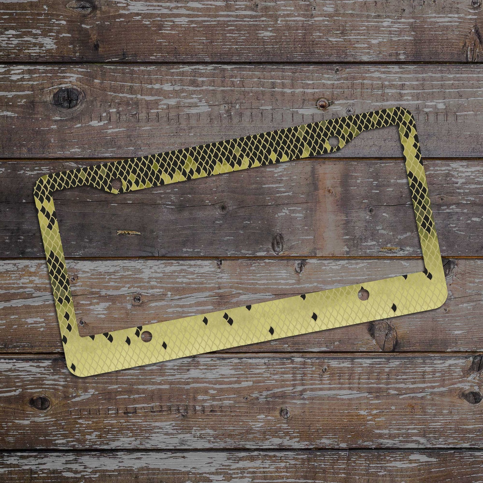 Fly Fish Wyoming Accessories Largemouth Bass License Plate Frame