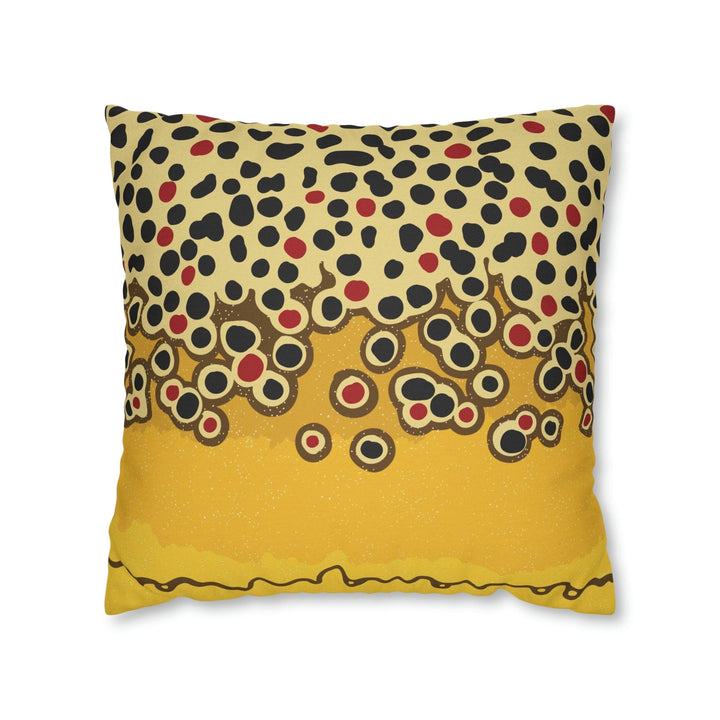 Fly Fish Wyoming Brown Trout Pillow