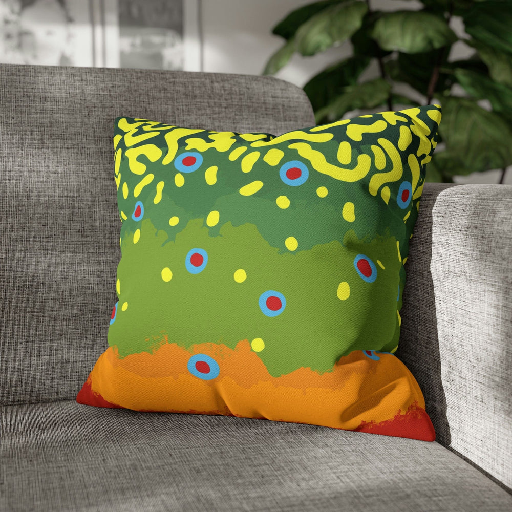 Fly Fish Wyoming Home Decor Brook Trout Pillow