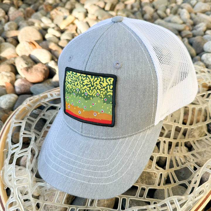 Youth Trout Pattern Patch Hats