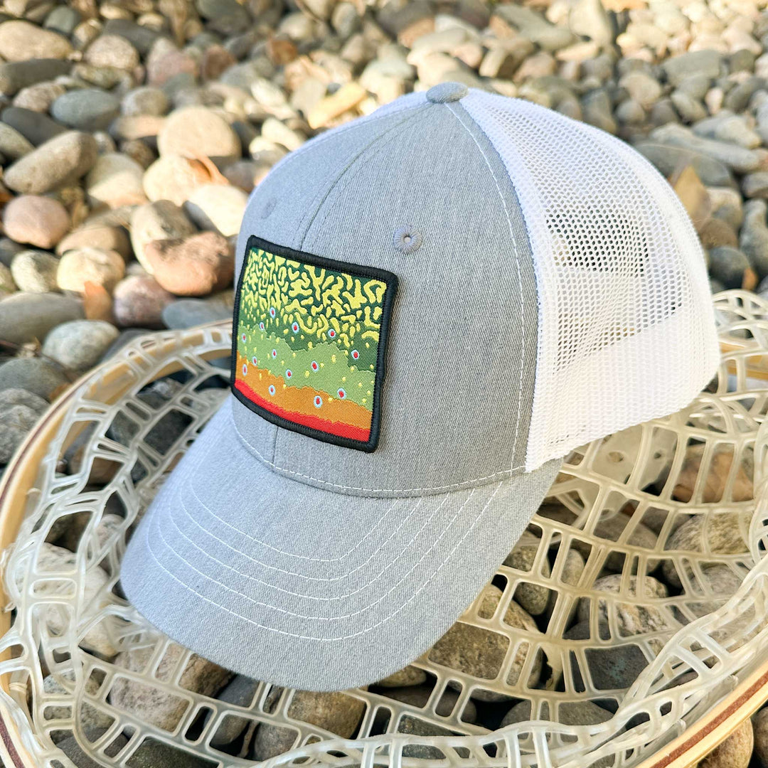 Youth Trout Pattern Patch Hats